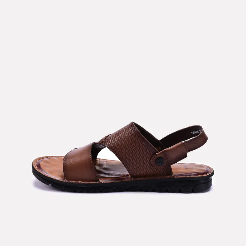 Mens Brown Casual Sandals