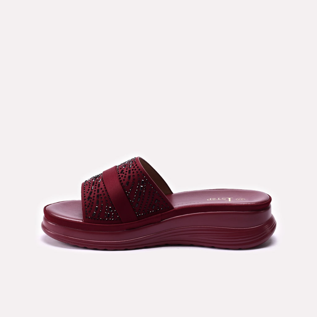 Casual Slipper Maroon 0414032