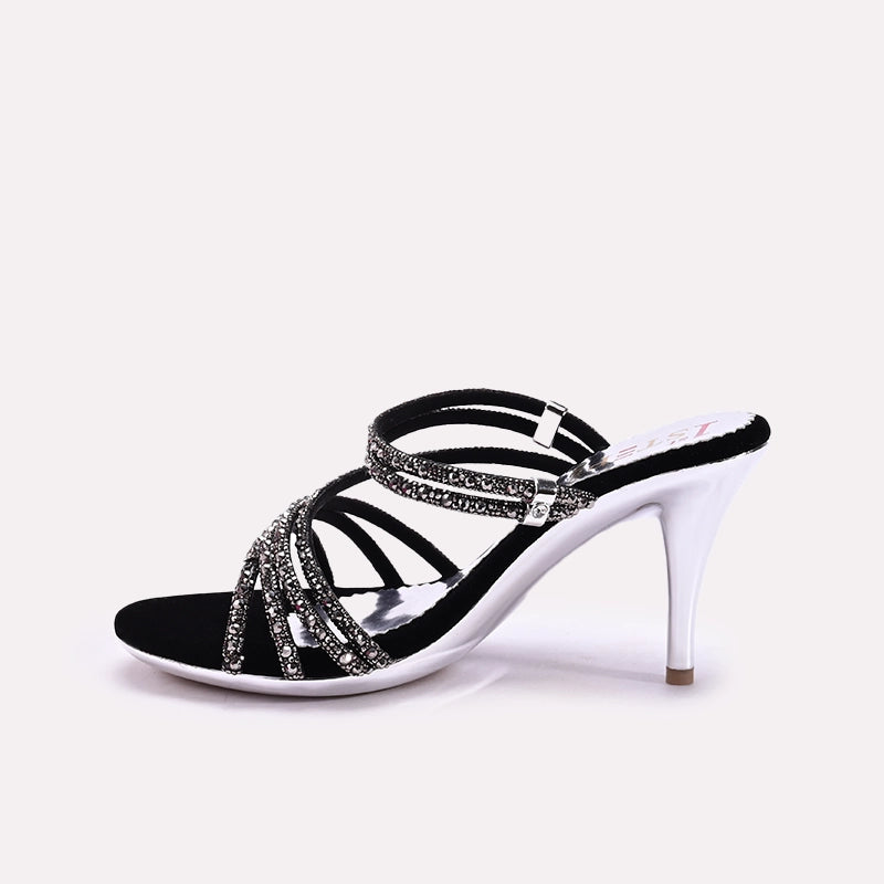 Black Bridal Sandal 0421412