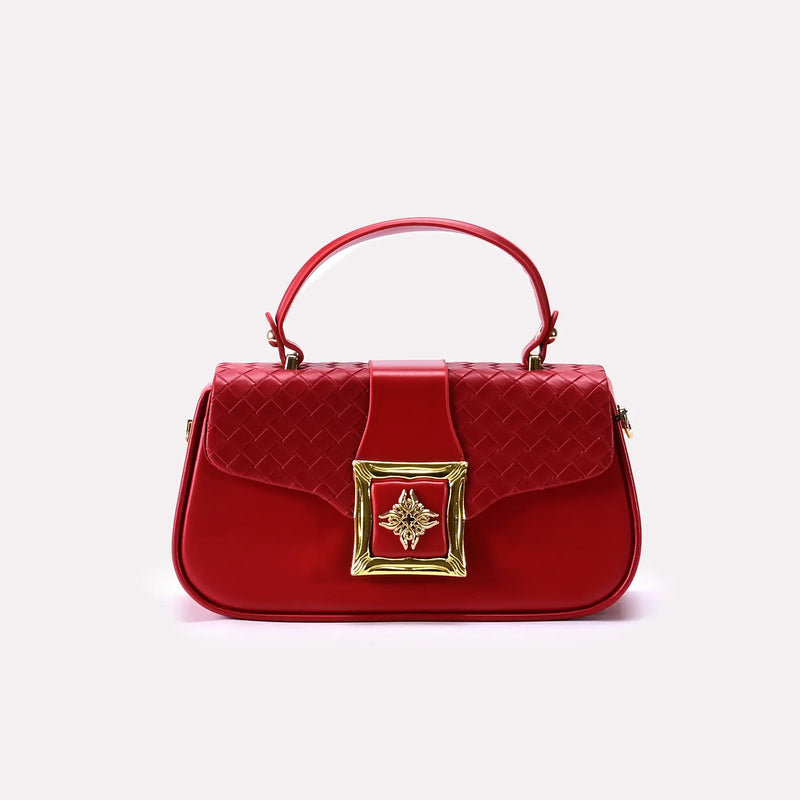 Casual Hand Bag Red 0322158