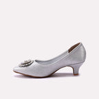 Bridal Court Shoes Silver 0450059