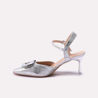 Bridal Court Shoes Silver 0450193