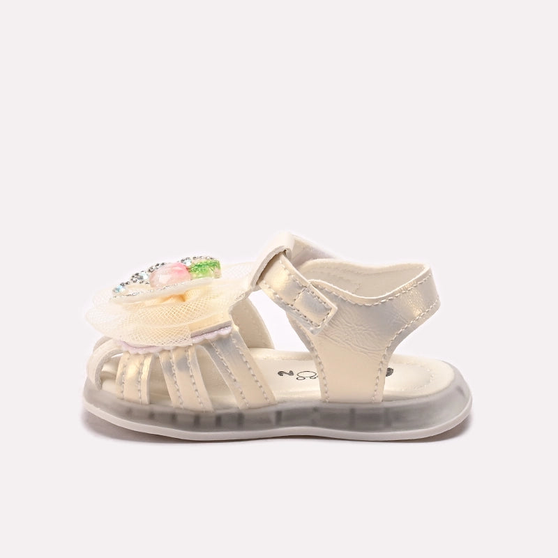 Girl Fancy Sandal Fawn 0721389