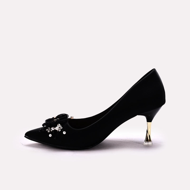 Fancy Court Shoes Black 0450162