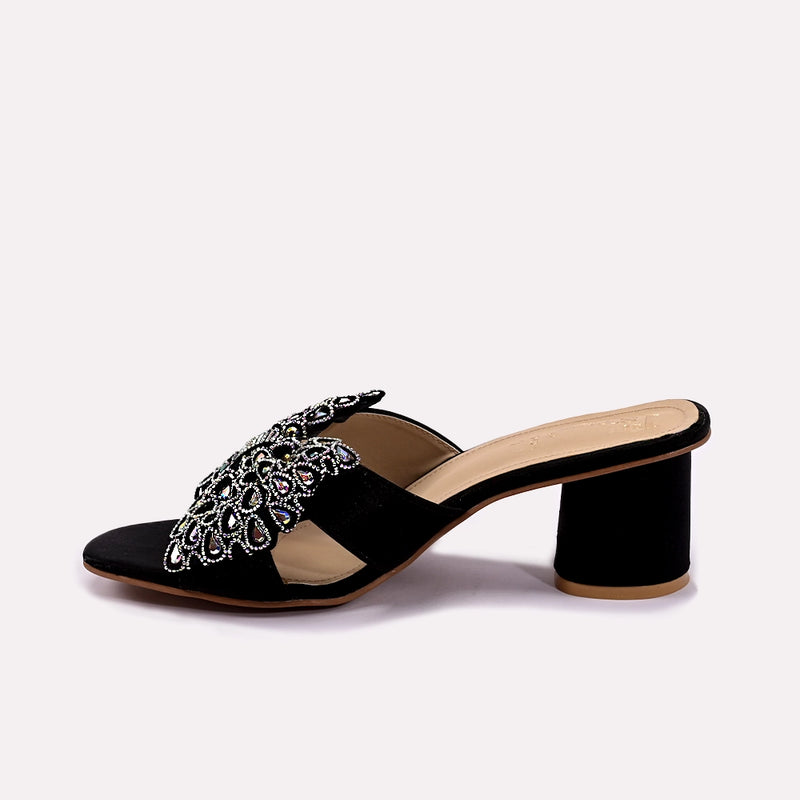 Bridal Slipper Black 0412425