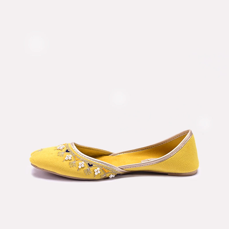 Yellow Khussa For Women 0440787