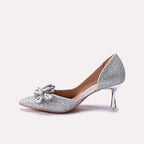 Bridal Court Shoes Silver 0450197