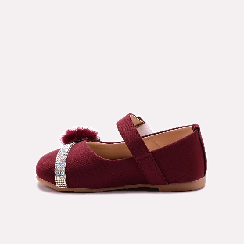Baby Pumps Casual Mahroon 0710637
