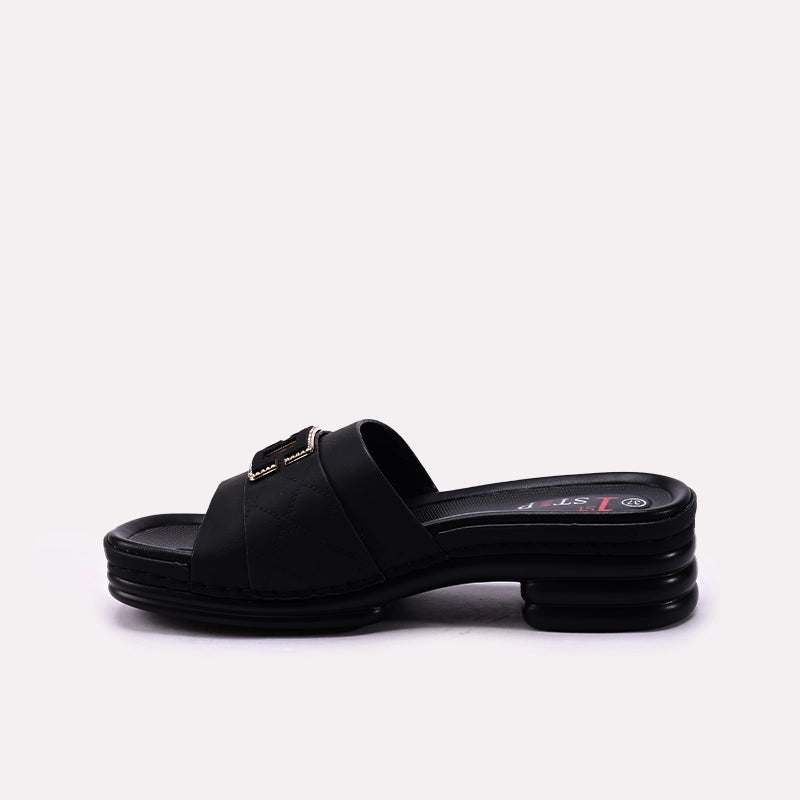 Black Casual Slipper 0413372