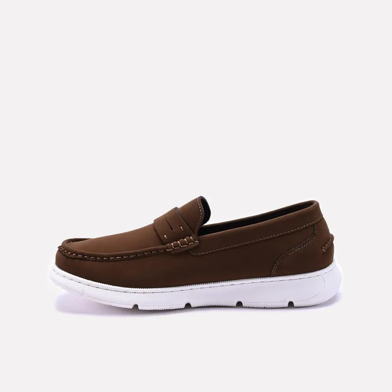 Khaki Loafer Shoes 0130978