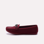 Moccasin Shoes Maroon 0440970
