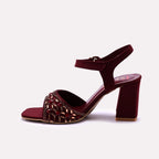 Fancy Sandal Maroon 0421750