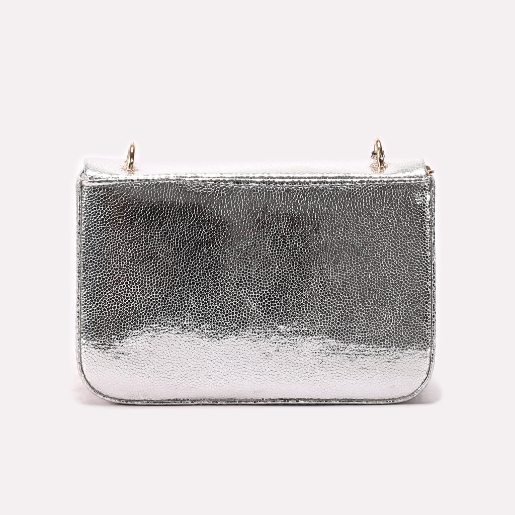 Hand bag Silver 0322339