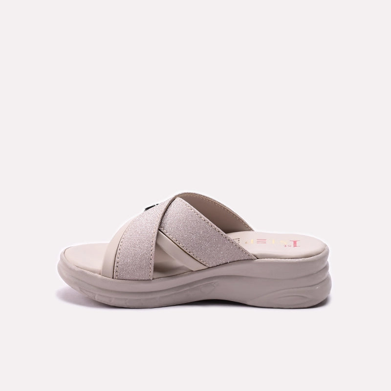 Baby Fancy Slipper Golden 0730374