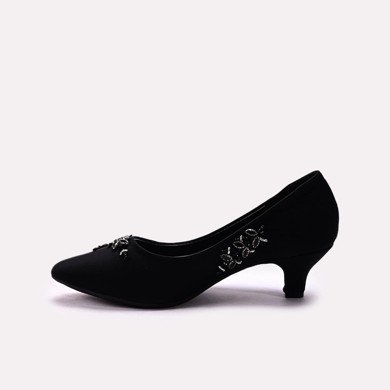 Bridal Court Shoes Black 0450056