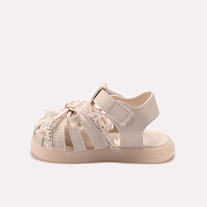 Girl Fancy Sandal Fawn 0721391