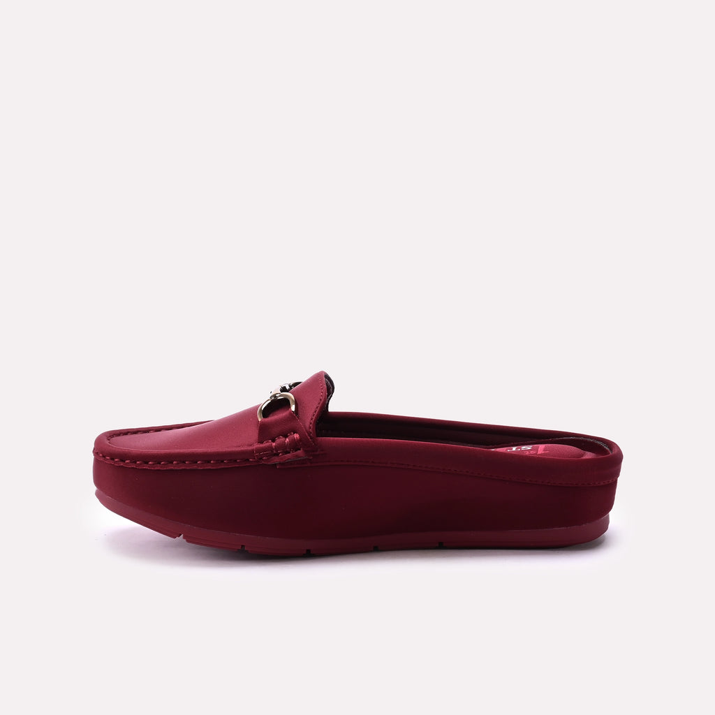 Moccasin Shoes Maroon 0440973