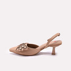 Fancy Court Shoes Fawn 0450124
