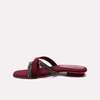 Fancy Slipper Maroon 0413587