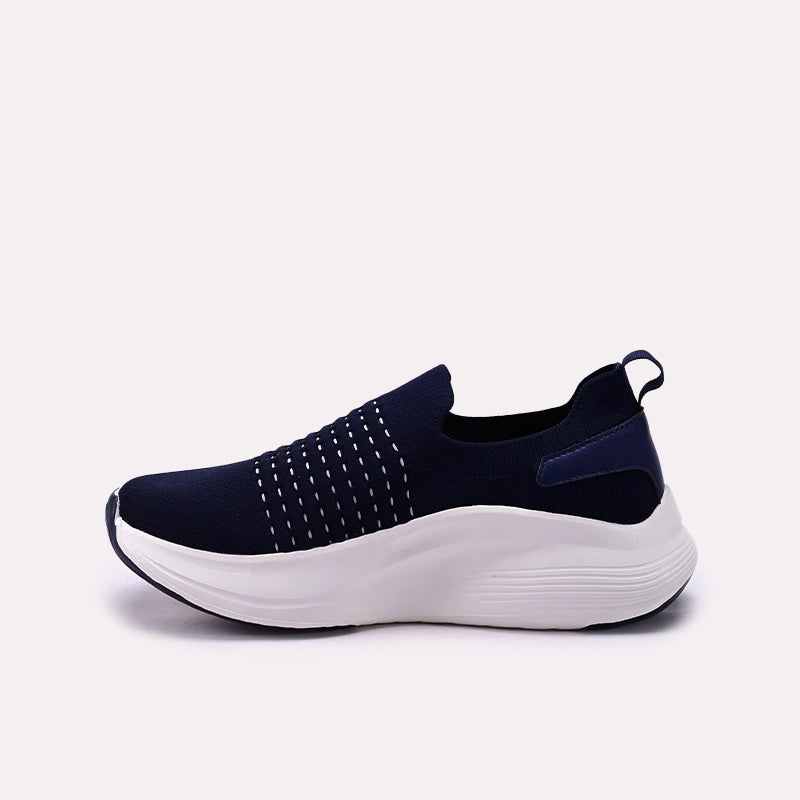 Womens Navy Blue Sneakers 0440858