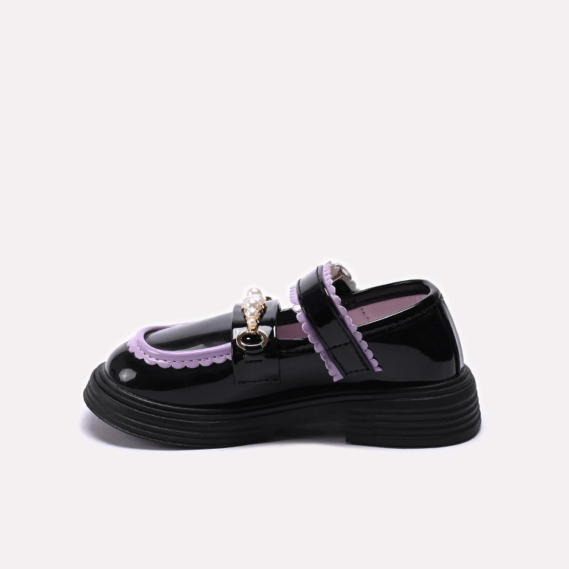 Girl Fancy Pumps Black 0710700