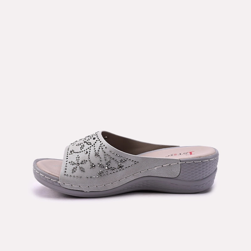 Grey Casual Slipper 0413361