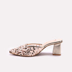 Fancy Court Shoes Golden 0450048