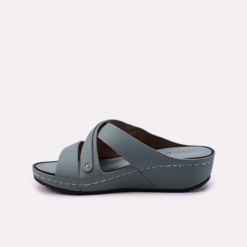 Green Casual Slipper 0413299