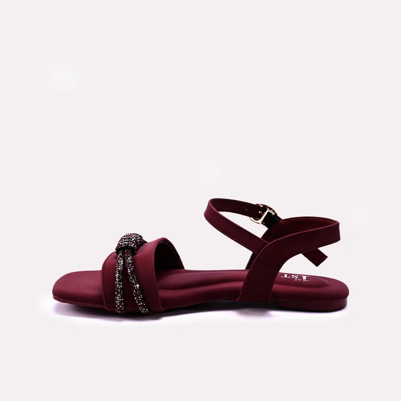 Maroon Fancy Sandals 0421399