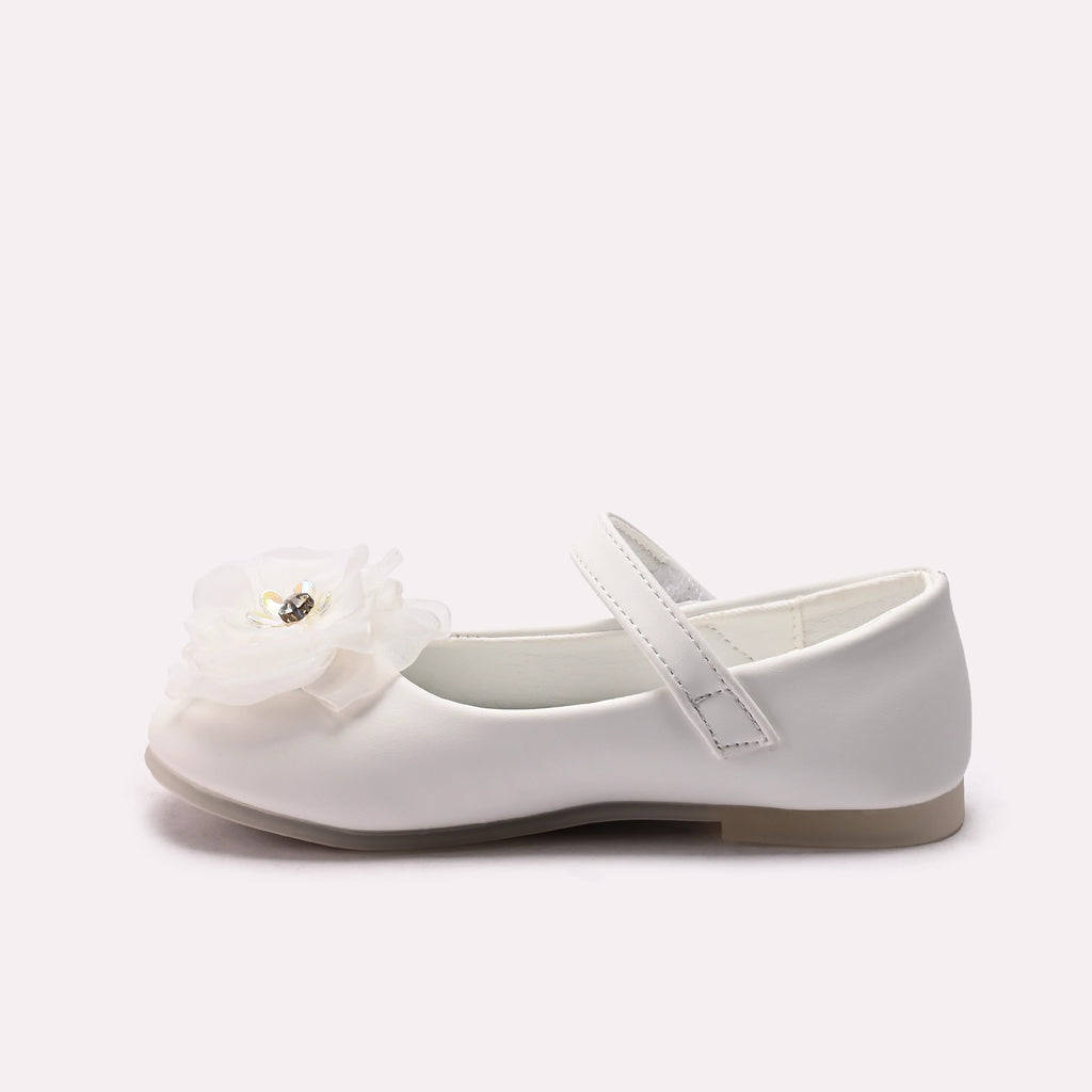 Girl Casual Pumps White 0710721