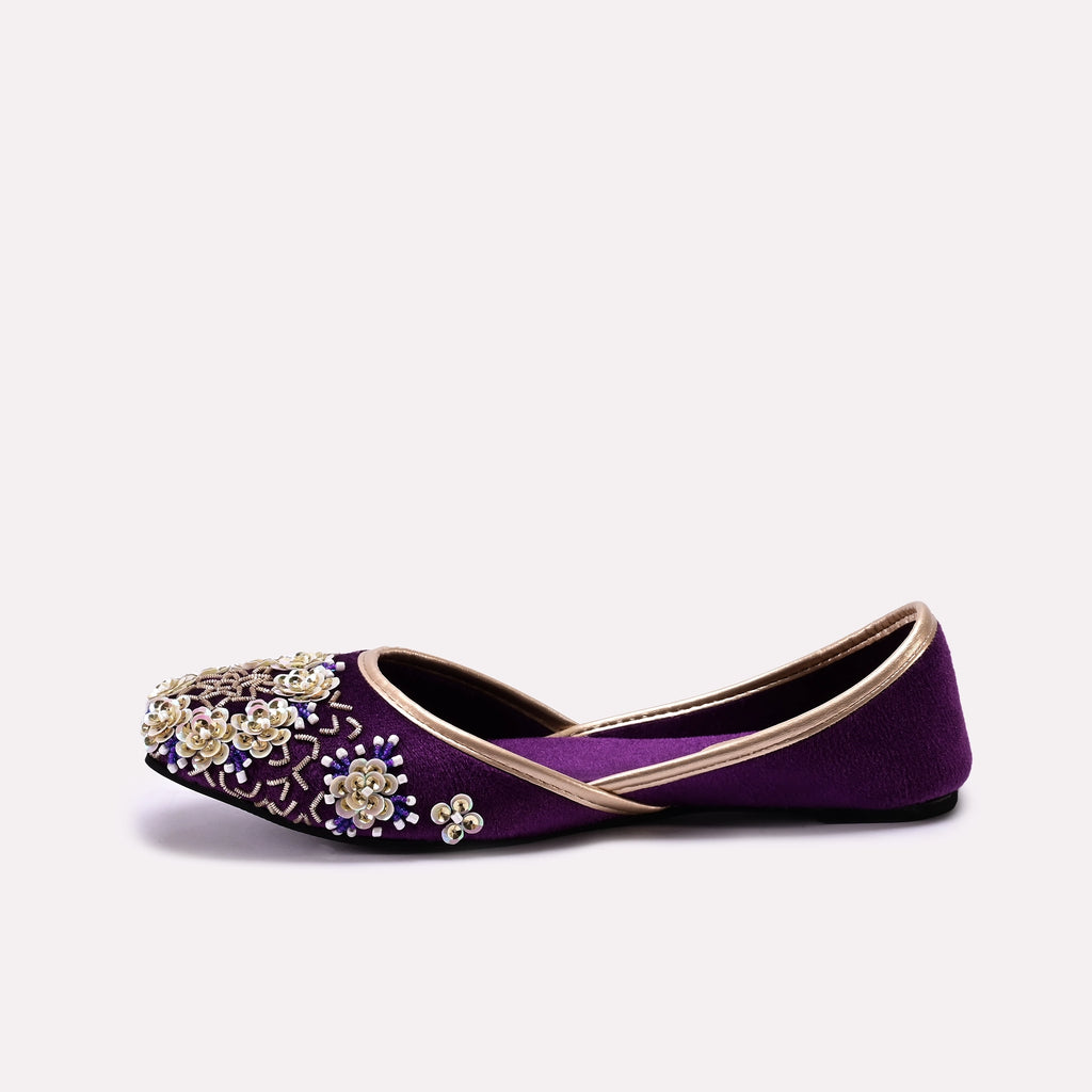 Fancy Khussa Purple 0460034
