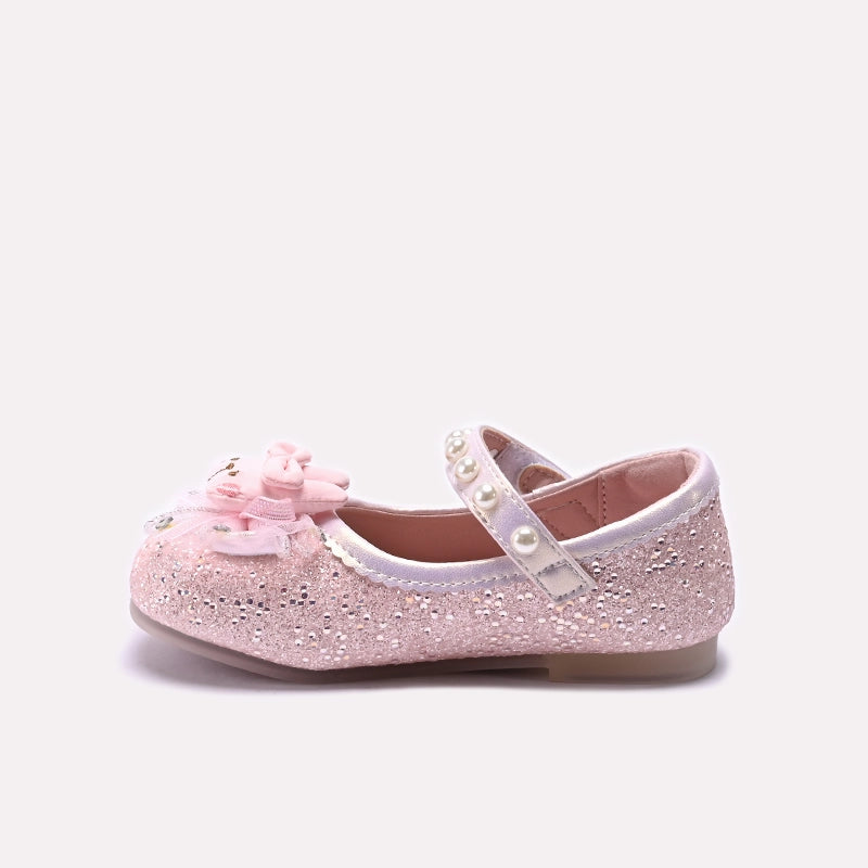 Girl Fancy Pumps Pink 0710703