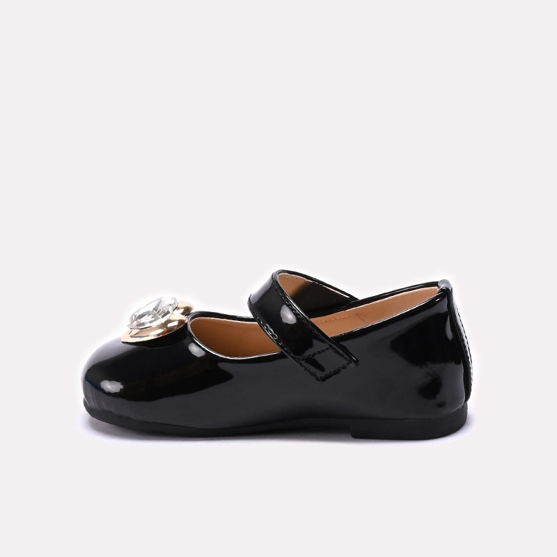 Girl Fancy Pumps Black 0710670