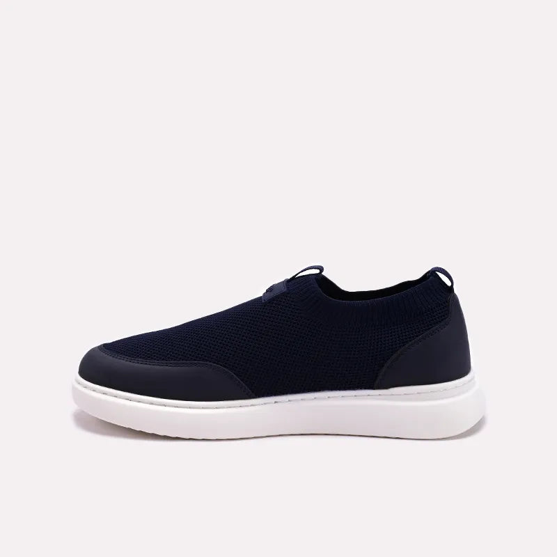 Blue Mens Slip On Sneakers 0120608