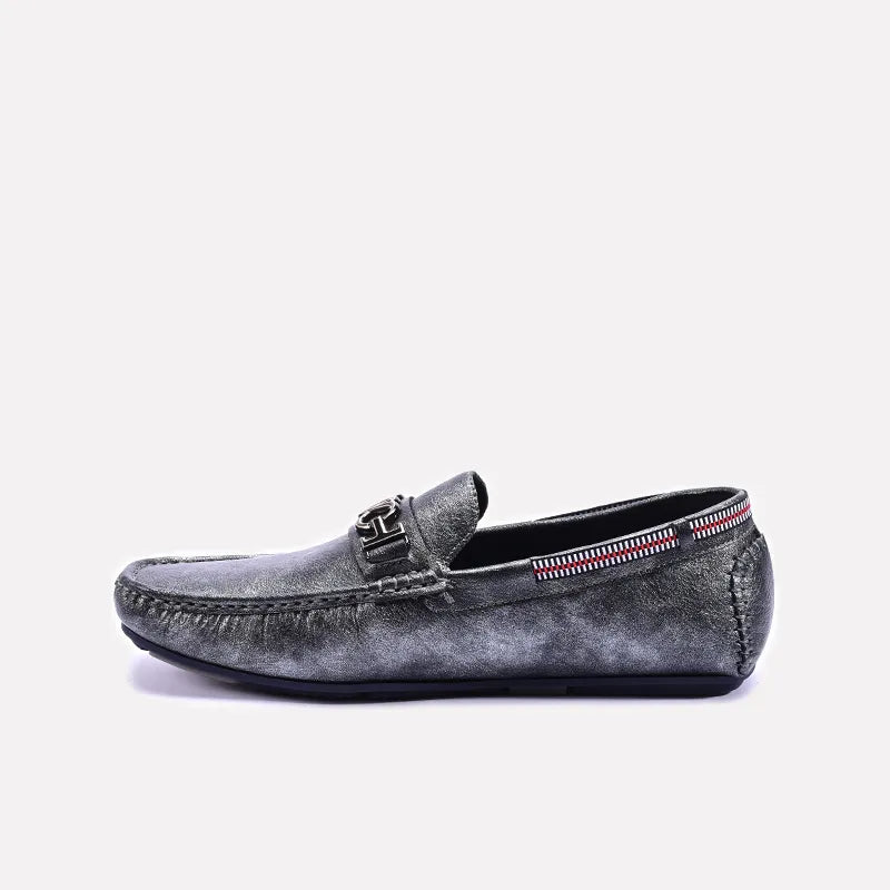 Gray Loafer Shoes 0130945
