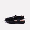 Black Peshawari Chappal for kids