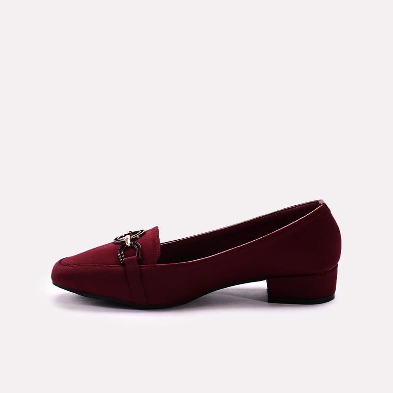 Fancy Court Shoes Maroon 0450063