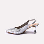 Bridal Court Shoes Silver 0450227