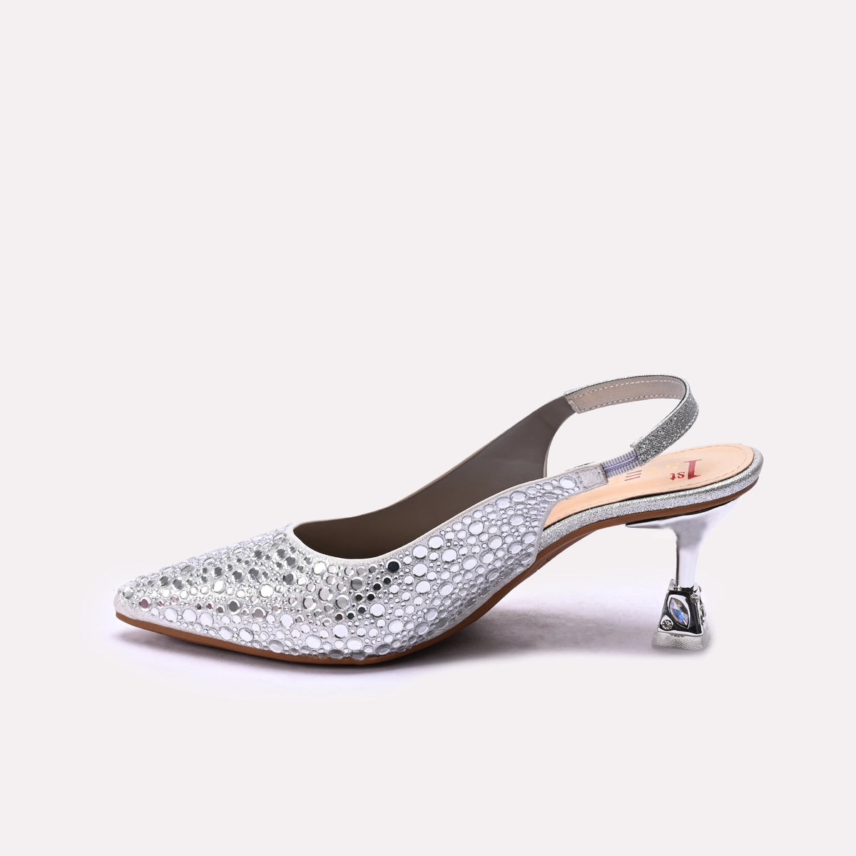 Bridal Court Shoes Silver 0450227
