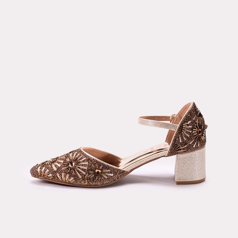 Bridal Court Shoes Golden 0450099