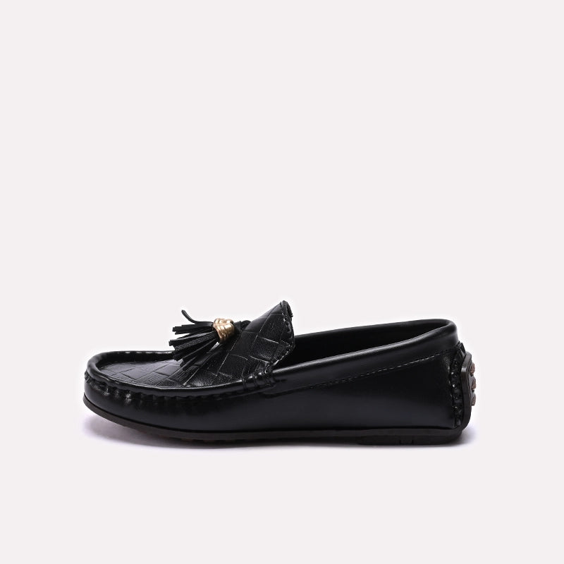 Boy Loafer Shoes Black 0610714