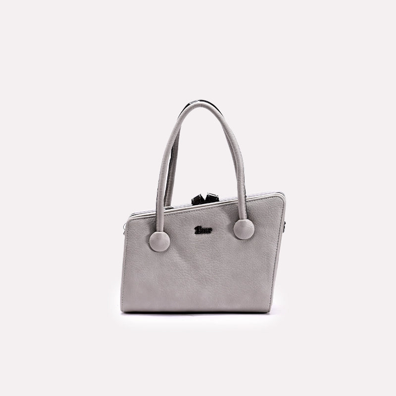 Light Gray Ladies Casual Hand Bags 0321973