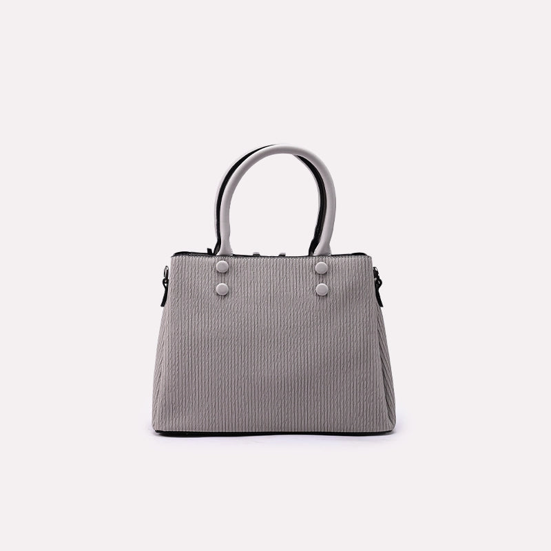 Gray Casual Shoulder Bags 0331453