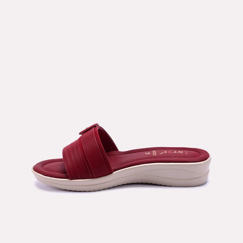 Maroon Comfy Casual Slippers 0412852