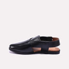 Black Classic Peshawari Chappals 0141122