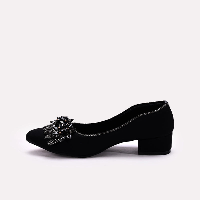 Bridal Court Shoes Black 0450068