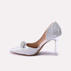 Bridal Court Shoes Silver 0450200