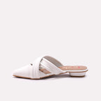 White Casual Mules 0431438