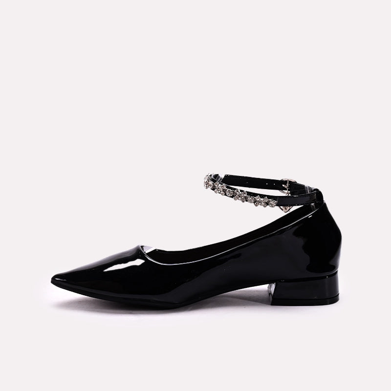Fancy Court Shoes Black 0450154