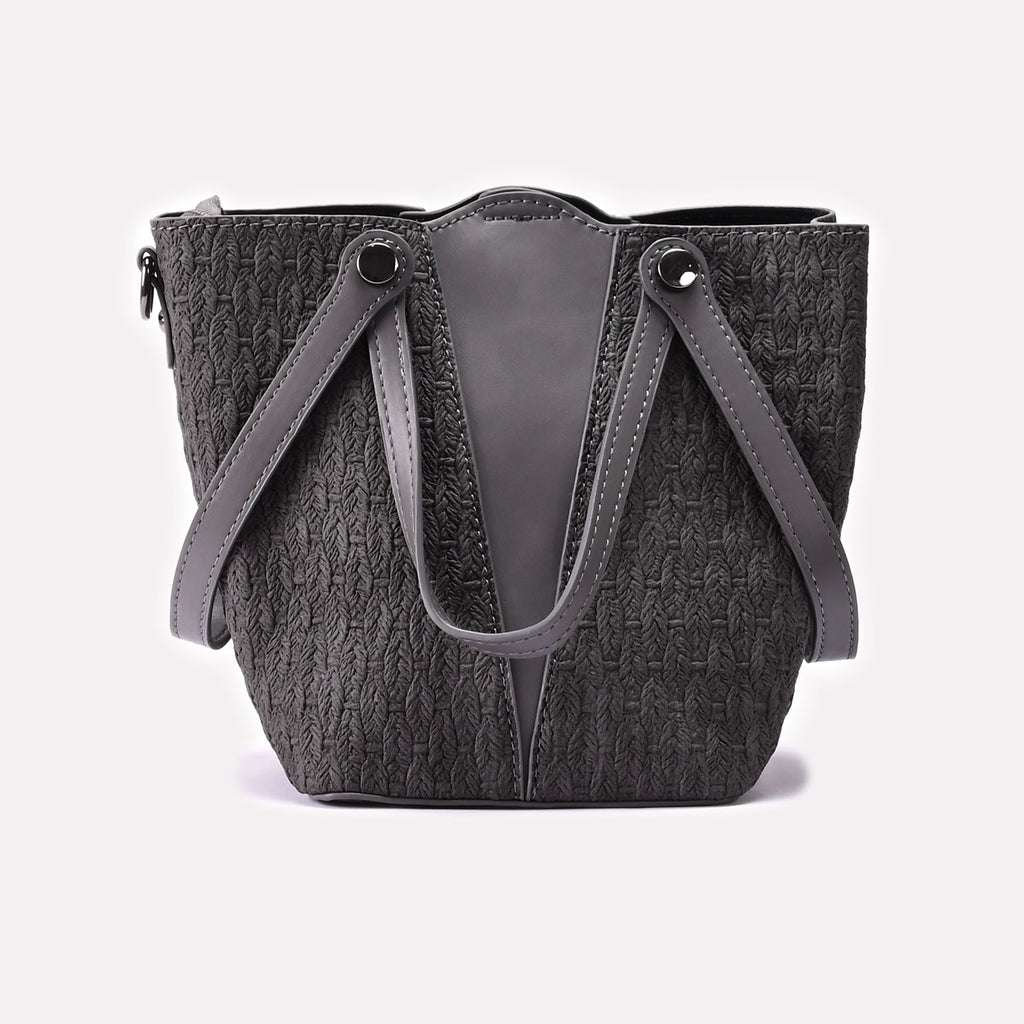 Casual Hand Bag Gray 0322298